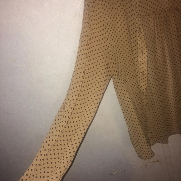 polka dot long sleeve blouse - Picture 2 of 2